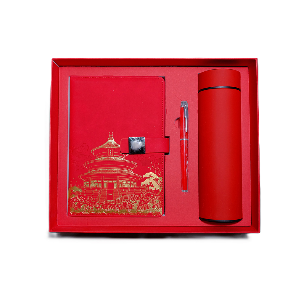 3-х частинний шкіряний модний подарунковий набір ноутбуків